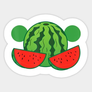 Watermelon Tropical Fruit Sticker